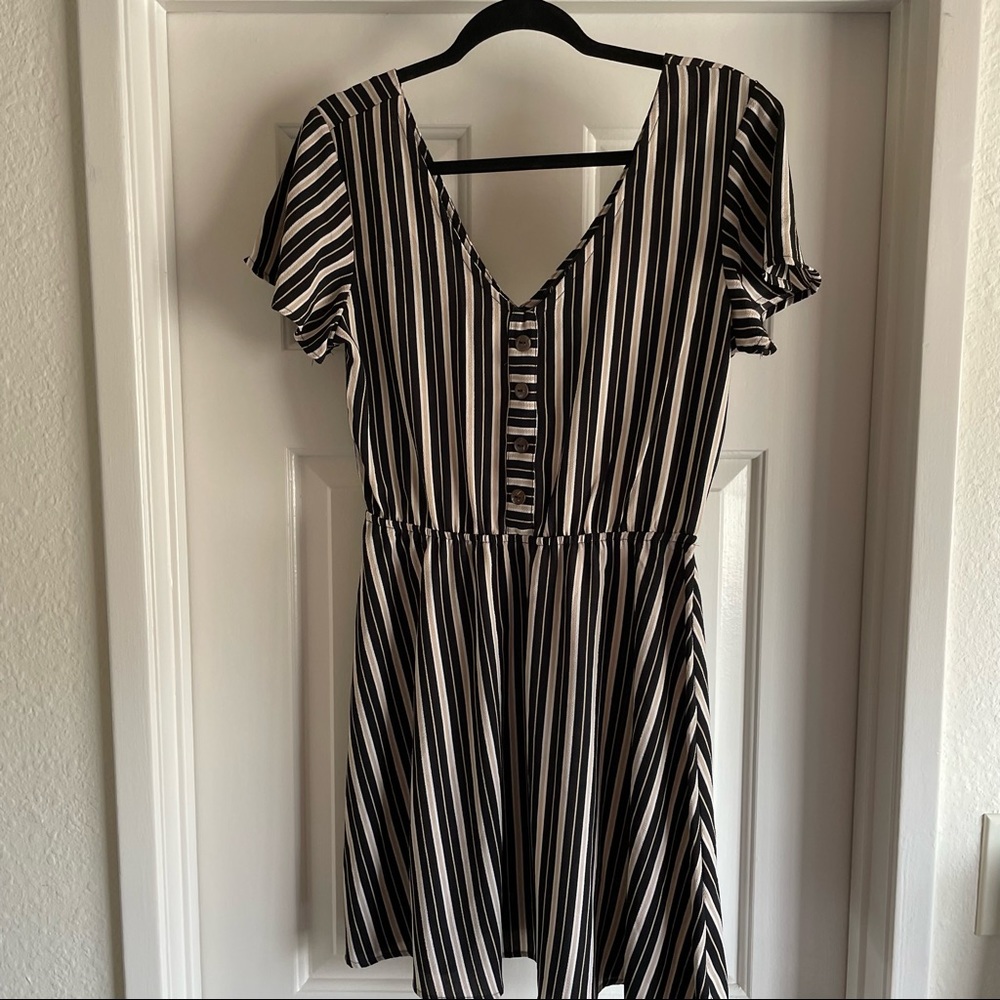 NWOT Striped Mini Dress